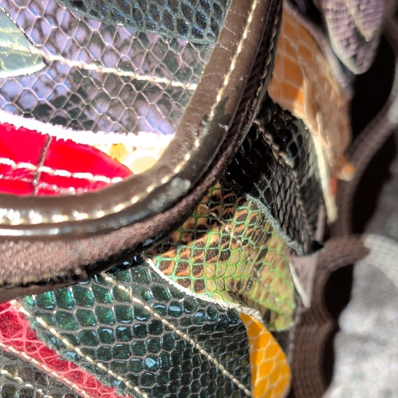 Multicolor Patchwork Handbag - Picture 12 of 16